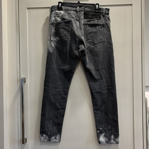 NWT Diesel D-Strukt mens grey relaxed fit slim Italian design jeans 100% denim - Picture 8 of 12